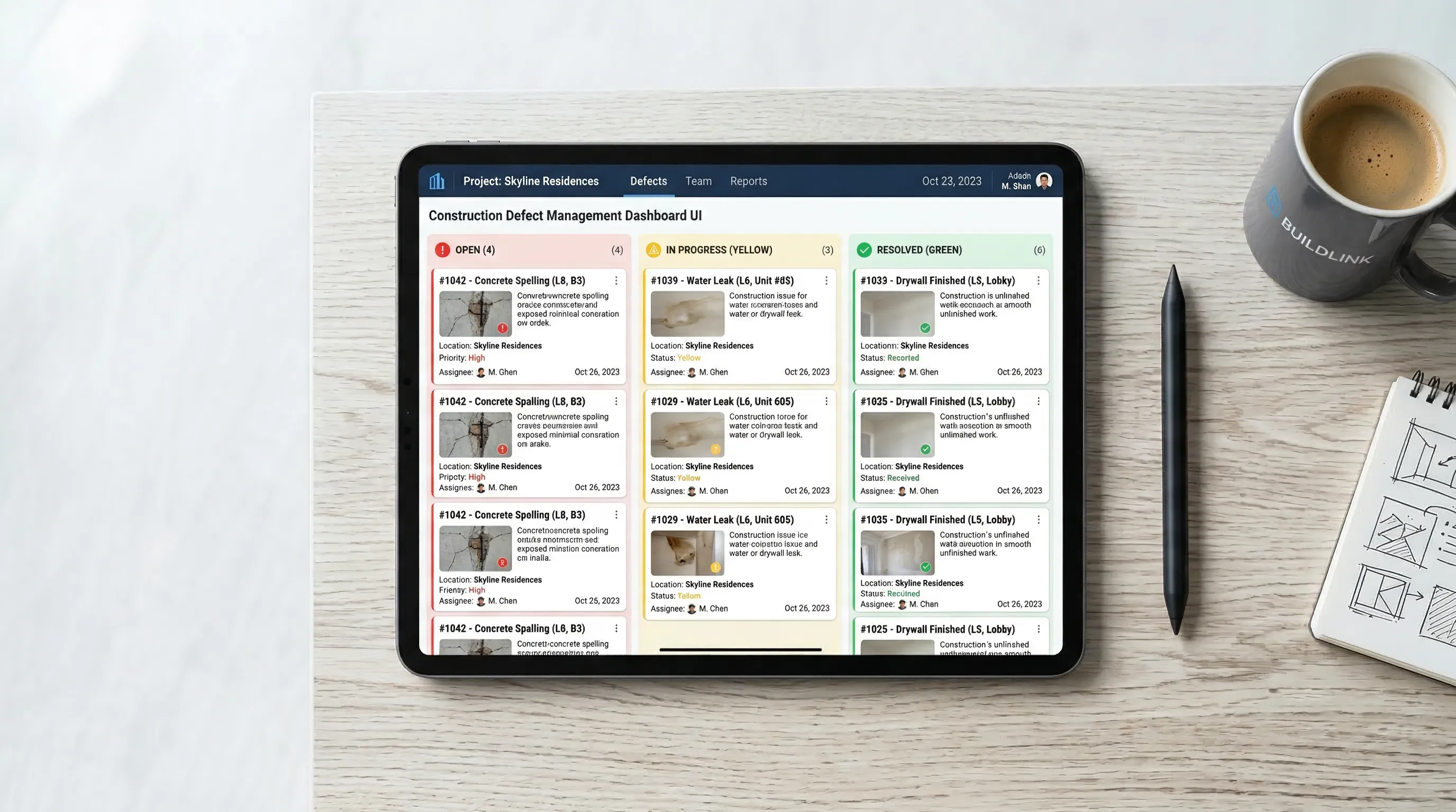 Status-Tracking im Dashboard